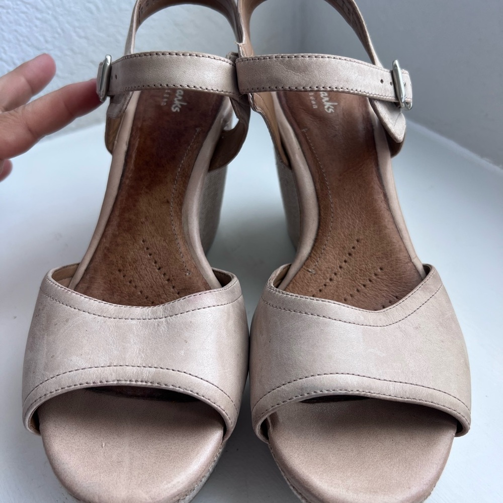Clarks Women's Wedges in Beige
